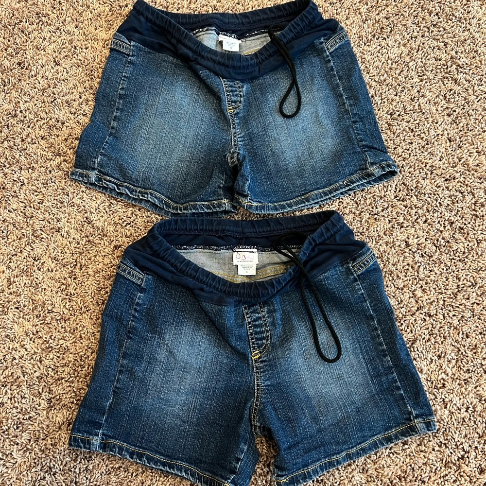 Maternity, Denim Shorts